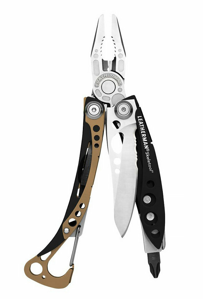 Мультитул Leatherman Skeletool, 7 функций, коричневый 832207