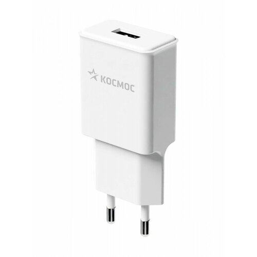 Сет адаптерзарядникблок пит Космос KHCH10WUSB 220V-5V USB 105Вт 21А белый арт 865369 415₽