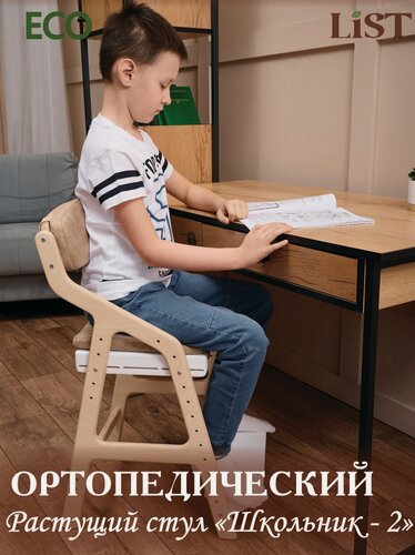 Изображение товара Детский растущий стул для школьника "Школьник-2"