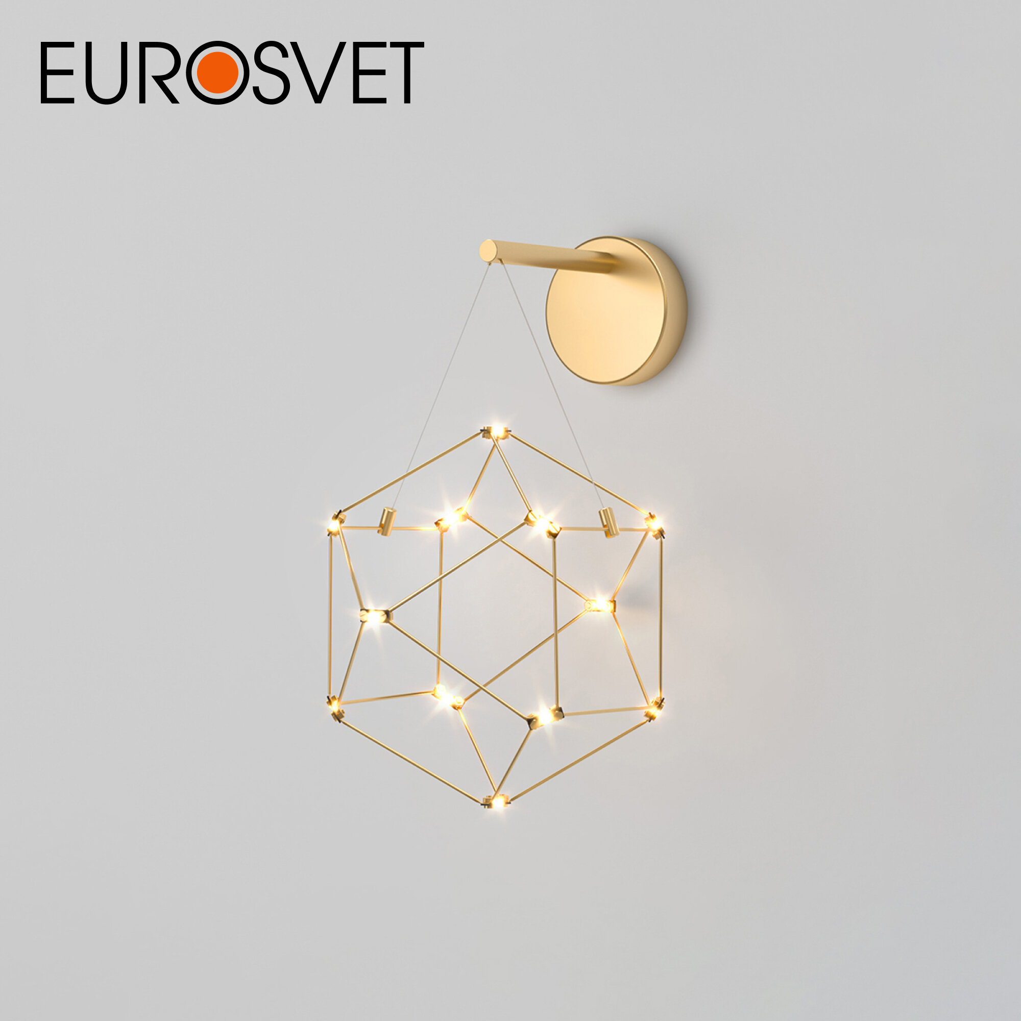 Настенный светодиодный светильник Eurosvet 90310/1 черный жемчуг (a062503) Евросвет - фото №1