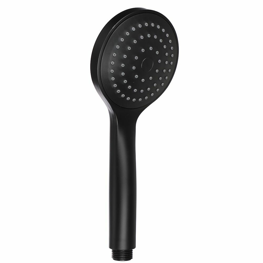 фото Лейка для душа, RAIN, 1 режим, 100 мм, черная