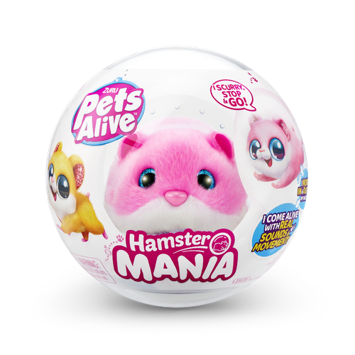 Интерактивная игрушка Zuru Pets Alive Розовый 9 см / зуру