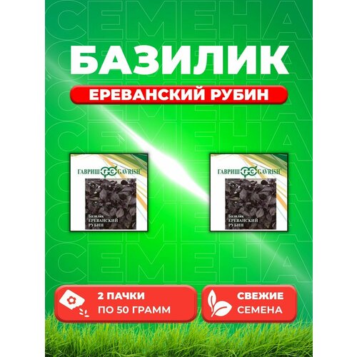 семена базилик гавриш ереванский рубин 0 3 г Семена Базилик Ереванский рубин 50г. Гавриш(2уп)