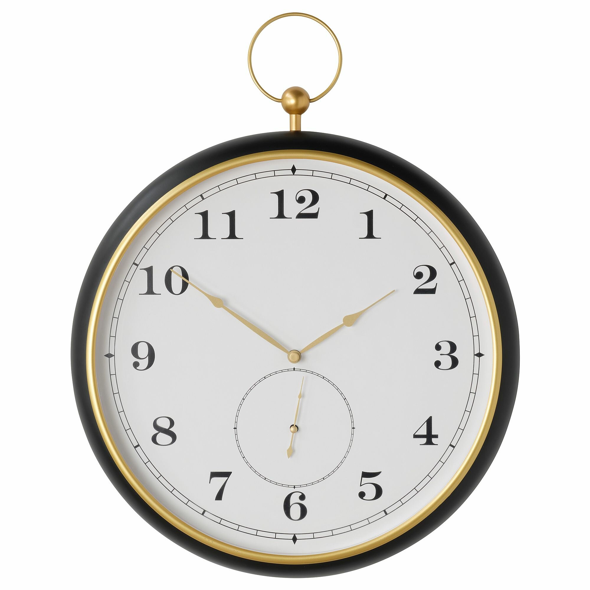 KUTTERSMYCKE Настенные часы, 46 см черный (10520514)