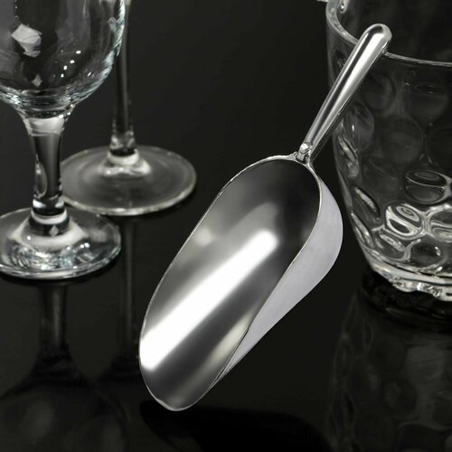 Совок для сыпучих продуктов алюминиевый 19 см 457₽