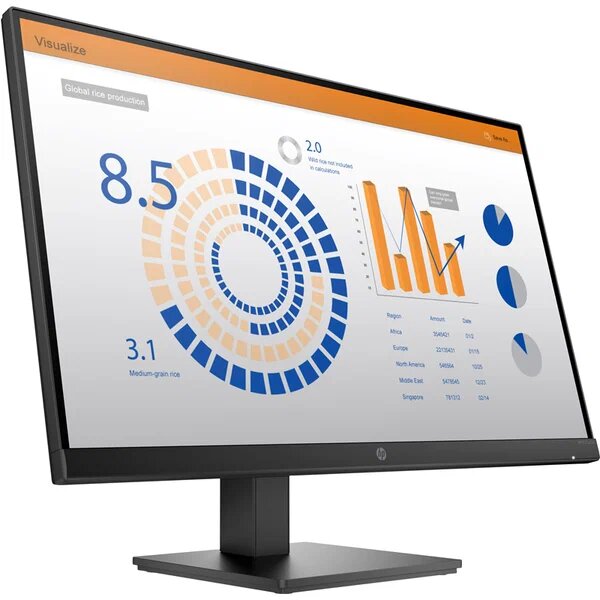 Монитор HP P27q G4, 27', 2560x1440 (16:9), 60Hz, IPS (8MB11AA)