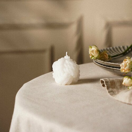 Свеча декоративная SL Home размер 55х55 см цвет белый 398₽