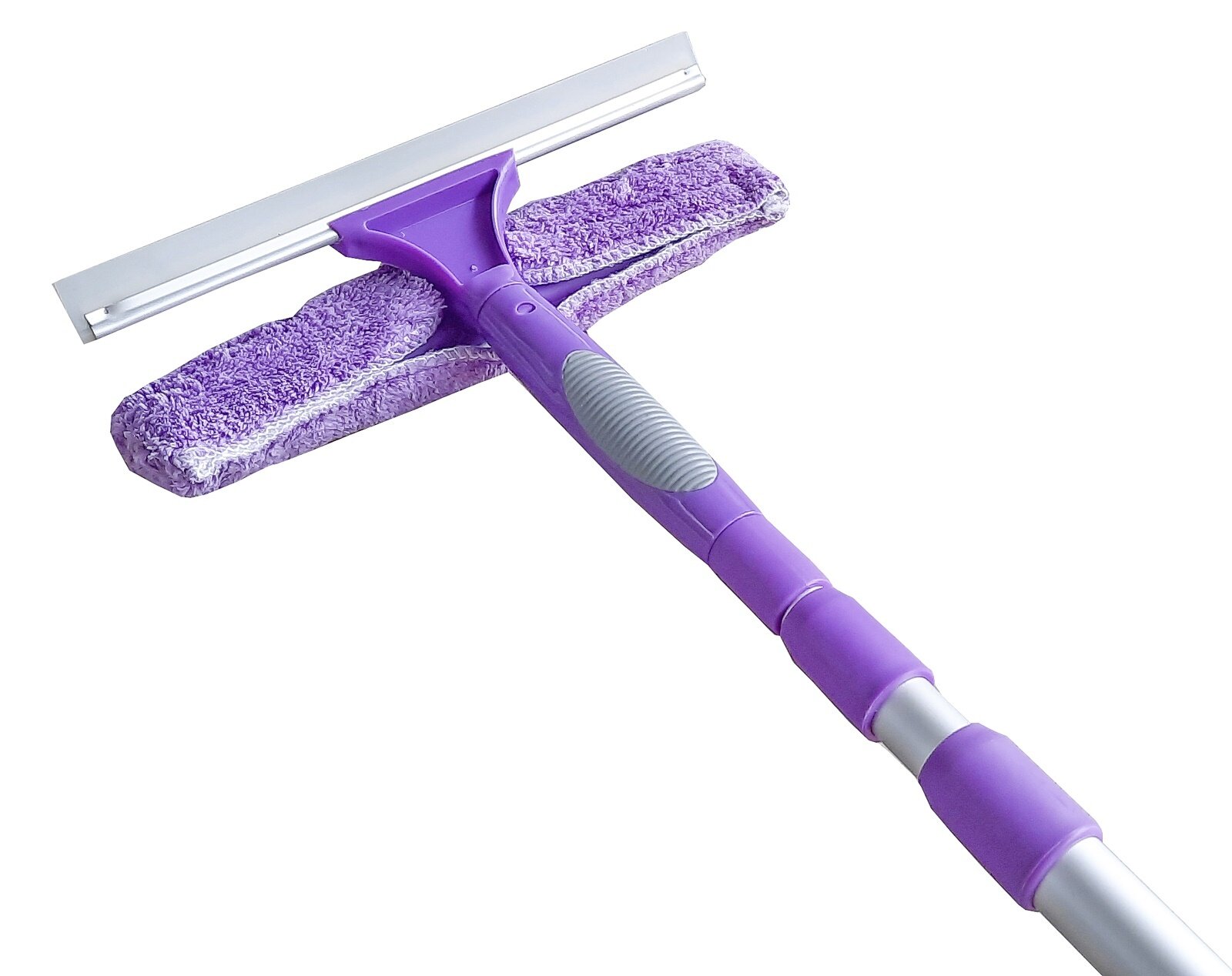 Швабра для мытья окон с телескопической ручкой ( длина ручки 98-220 см с микрофиброй )