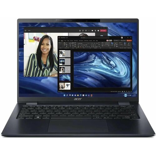 Ноутбук Acer TravelMate TMP614P-52-74QX 14 1920x1200 IPSIntel Core i7-1165G716ГБ LPDDR4X512ГБ SSDIris Xe GraphicsWindows 11 Pro черный NX VSZER005 10773800₽