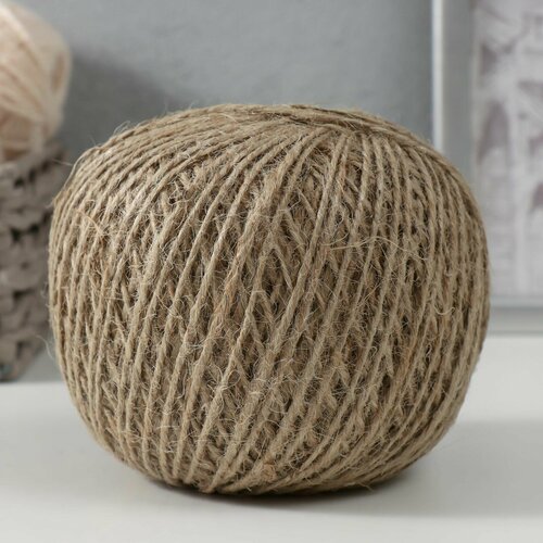 Шпагат крученый джутовый 18мм 200м 495₽