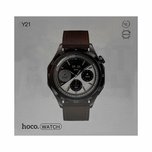 Смарт-часы Hoco Y21 черный 374200₽