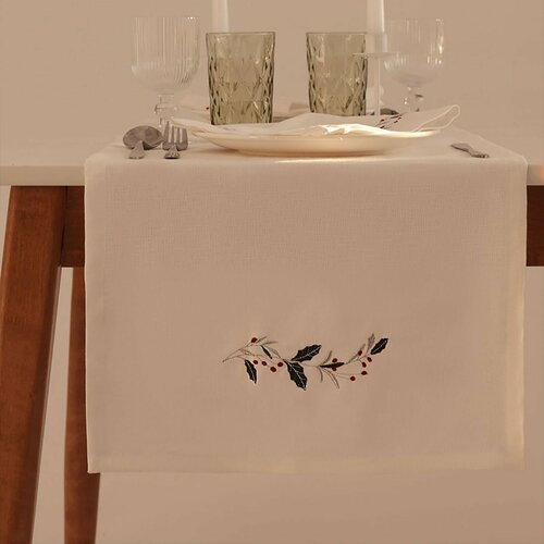 Дорожка с вышивкой SL HOME New Year 40х140см лен 100 плотность185 грм2 812₽