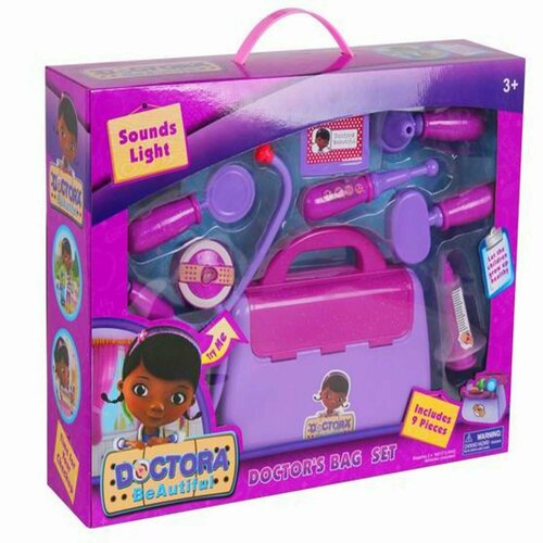 Чемоданчик Доктора Плюшева 12 предметов 42х10х32см в коробке 2401₽