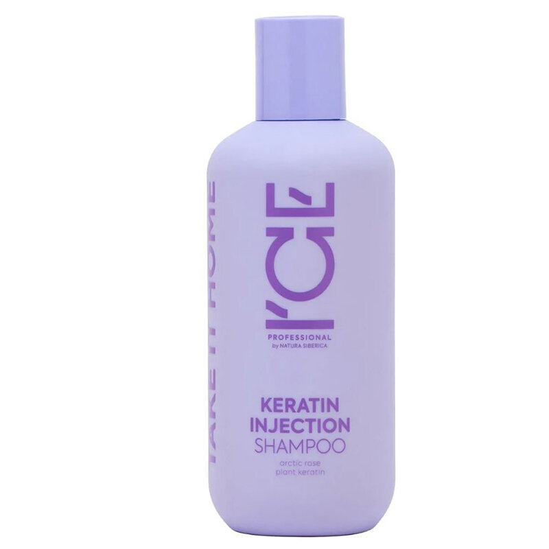 Шампунь для волос ICE Professional Keratin Injection Shampoo для поврежденных 250мл