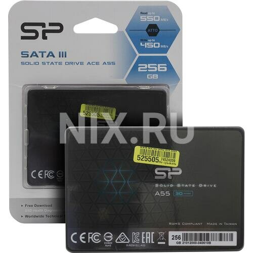 SSD Silicon power A55 256 Гб SP256GBSS3A55S25