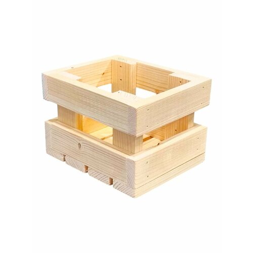 Ящик деревянный для декорирования подарков 13х11х9 см