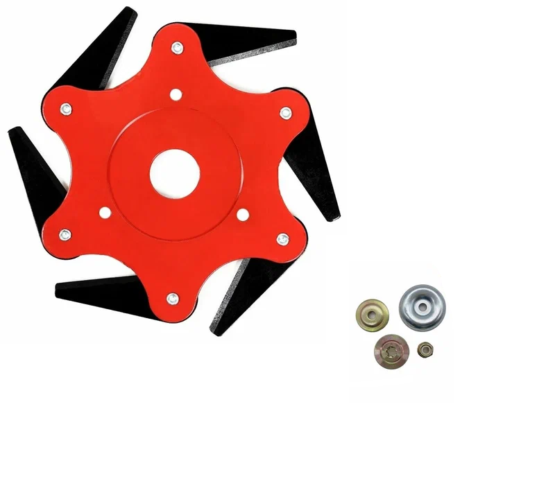 фото Головка (диск) для триммера стальная с шестью ножами