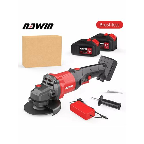 125 мм Угловая шлифовальная машина 20 В (4,0ah x 2)