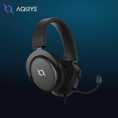 Игровые проводные наушники AQIRYS Sirius Черные