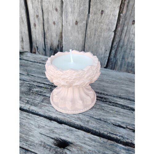 Свеча ароматическая в подсвечнике 76 аромат Абрикос с базиликом и мандарином 378₽