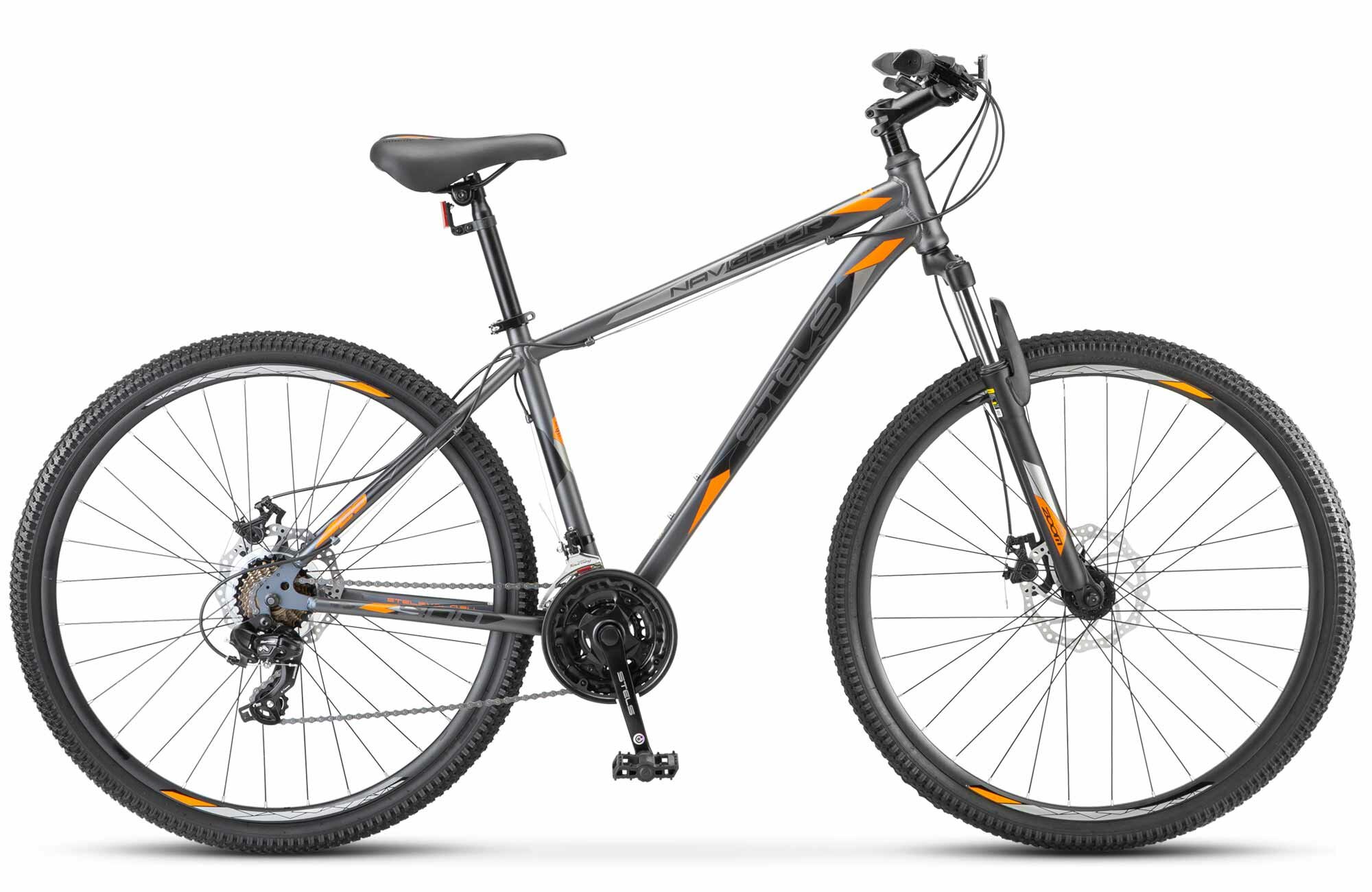 фото Велосипед горный 29" Stels Navigator 900 MD F020 21" Темно-серый матовый