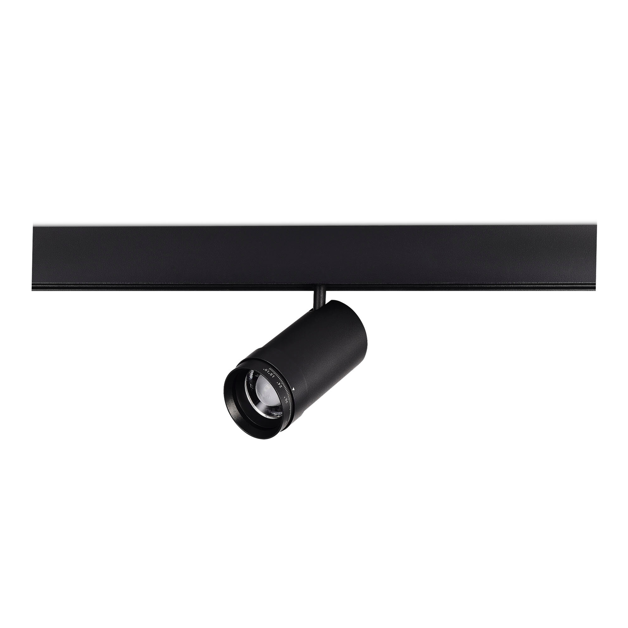 ST357.436.20 Магнитный трековый светильник ZOOM Черный LED 1*20W 3000K Lm Ra90 10-55° IP20 D60xH170 48VV