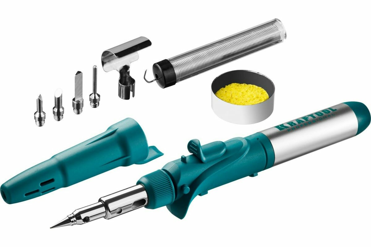 Газовый паяльник KRAFTOOL SolderPro набор 10-в-1 55503-H10