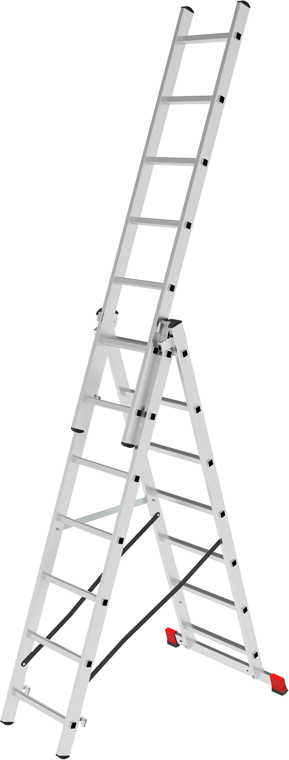 фото Трехсекционная лестница Новая Высота 3х7, 2230307
