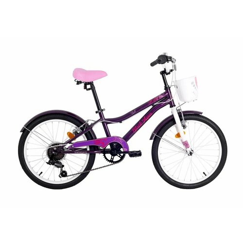 Велосипед BlackAqua Bella 20 6ск бордовый 14910₽