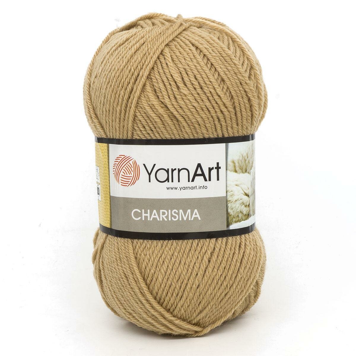Пряжа YarnArt "Charisma", 100 гр 200 м, 75% шерсть, 25% акрил, 511 бежевый, 5 шт