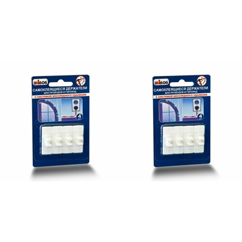 Unibob Крючок декоративный для проводов 4 шт 2 уп 574₽