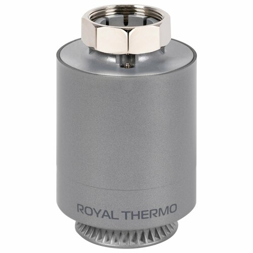 фото Термостат радиаторный электронный royal thermo smart heat, серебристый