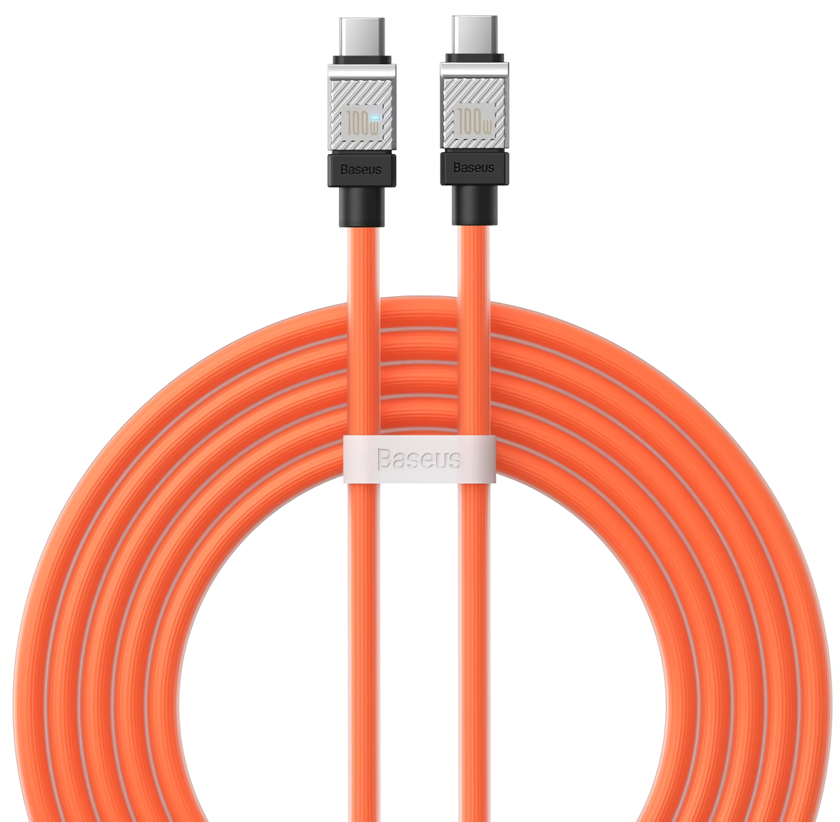Кабель Baseus CoolPlay Series Fast Charging Cable Type-C to Type-C 100W 2m Orange (CAKW000307)