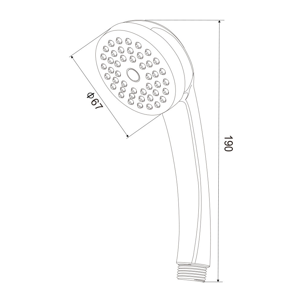 Комплект леек для душа "OLIVE'S D121 2 штуки — фото 1