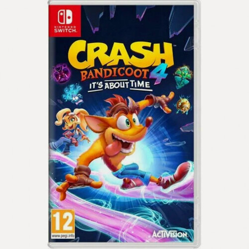 Изображение товара Игра Crash Bandicoot 4 It`s About Time для Nintendo Switch (TSA-HAC-AXSRA-UPX) (Русские субтитры)