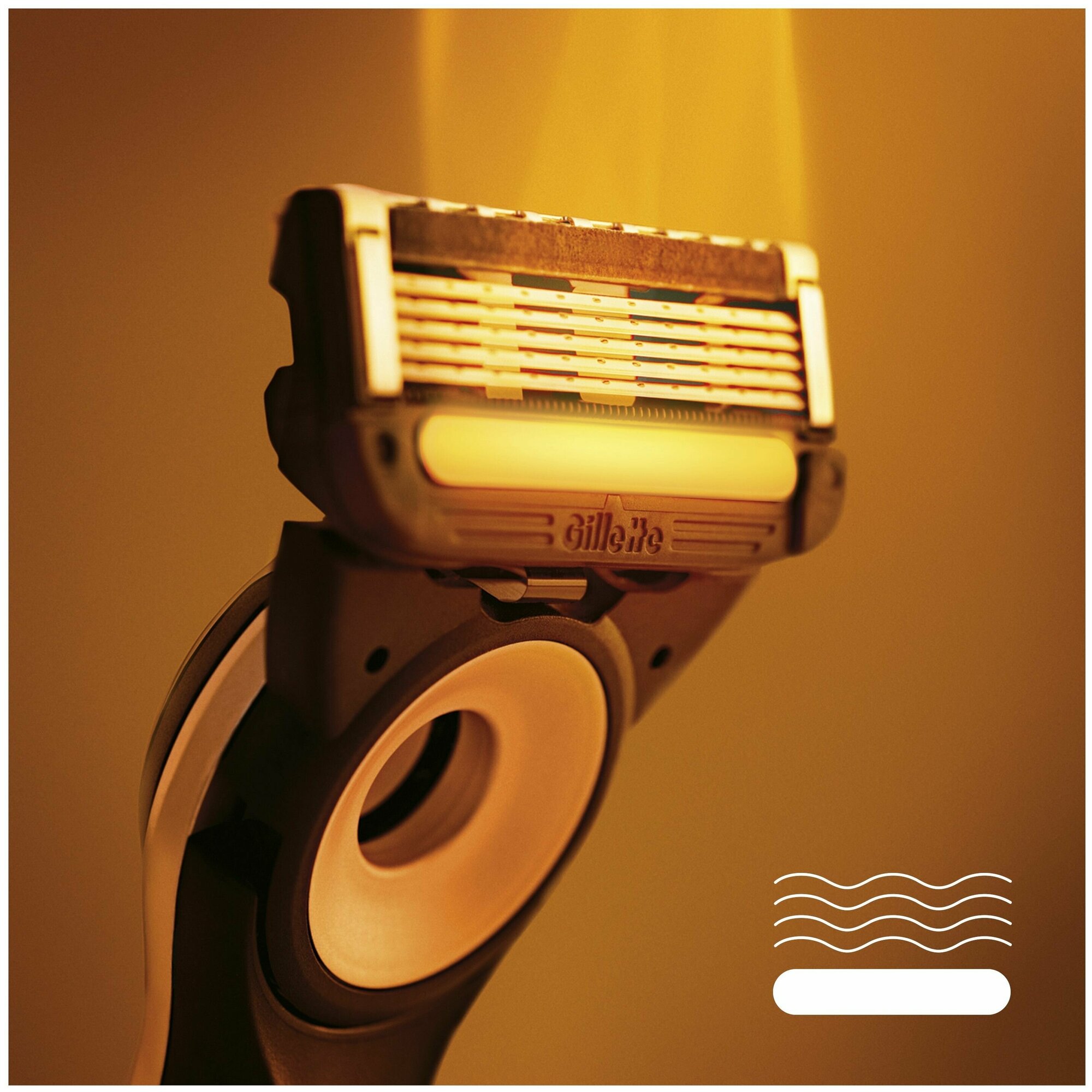 Бритвенный станок Gillette Labs Heated Razor с 2 сменными кассетами — фото 1