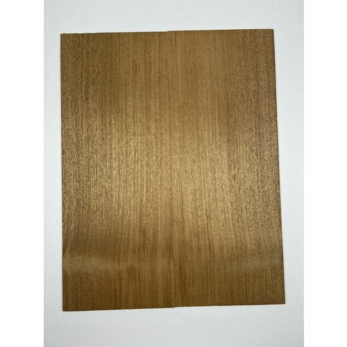 Заготовка гитарной деки из Африканского махагона (массив, сорт 3А), склееная и шлифованная