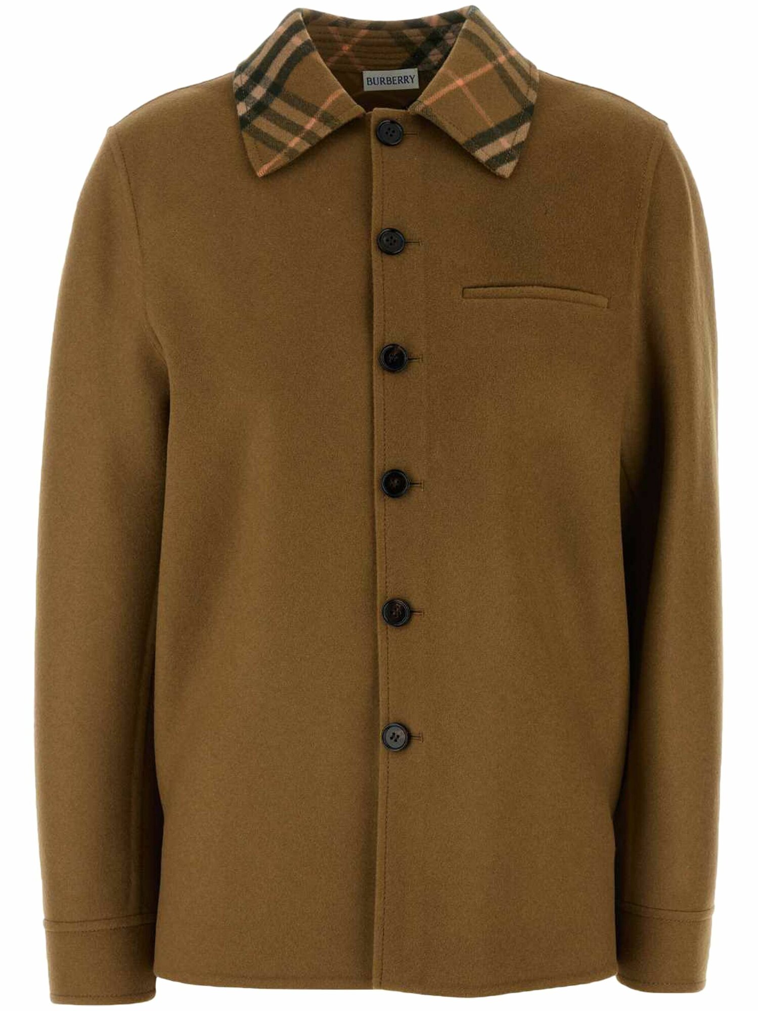 Пальто BURBERRY, размер M, коричневый