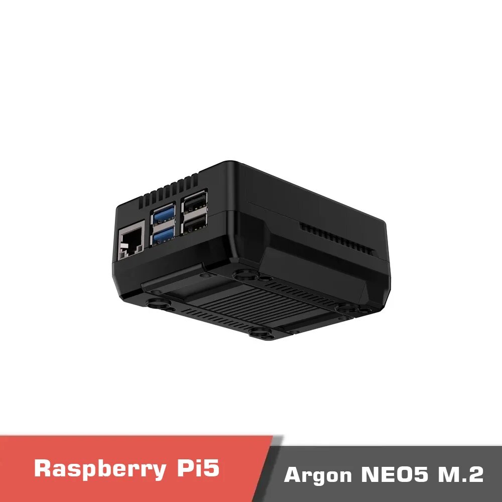 Корпус Argon NEO 5 M.2 NVME PCIE для Raspberry Pi 5 NVME PCIE, NEO 5 M.2 Case — фото 1