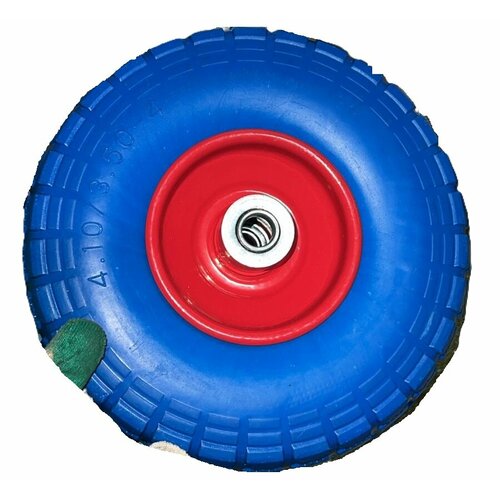 Транцевые колеса викарт 240х80мм, на симметричную ось 16мм, с подшипником, бескамерное