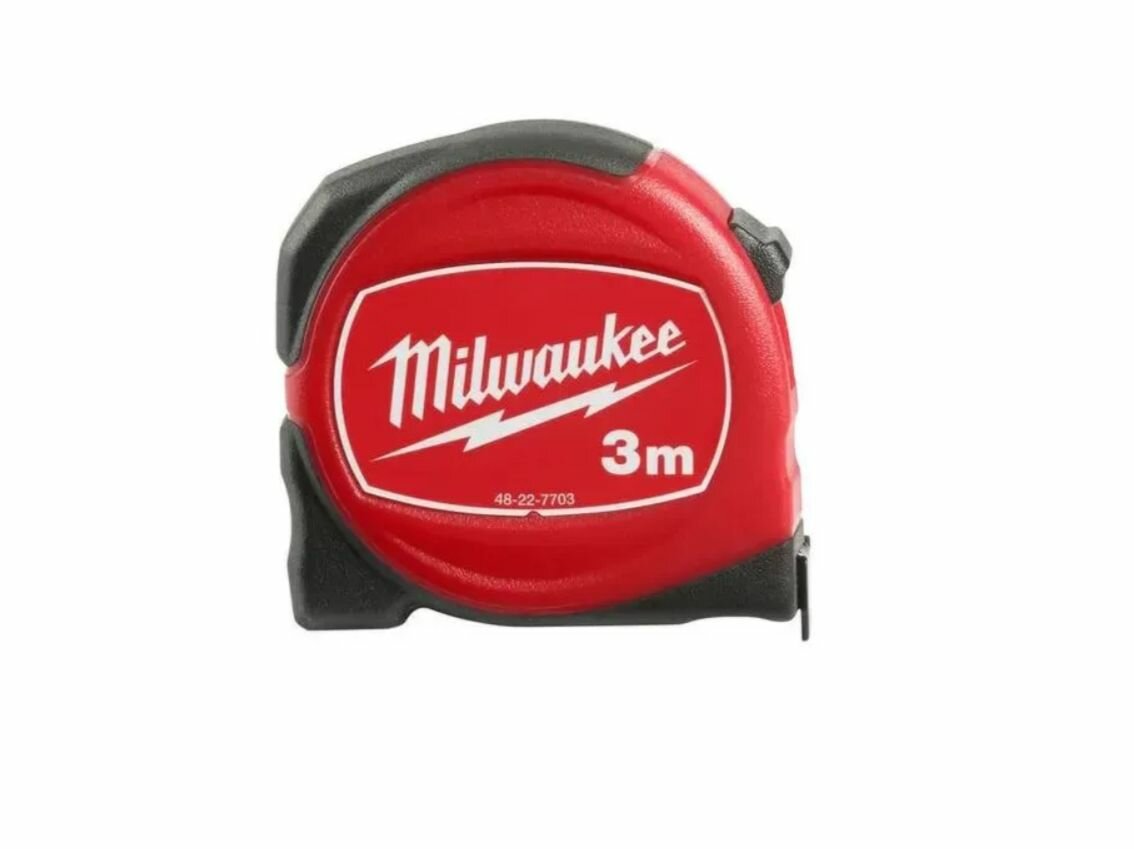 Рулетка SLIM 3м , Milwaukee 48227703-.4 точки усиления корпуса