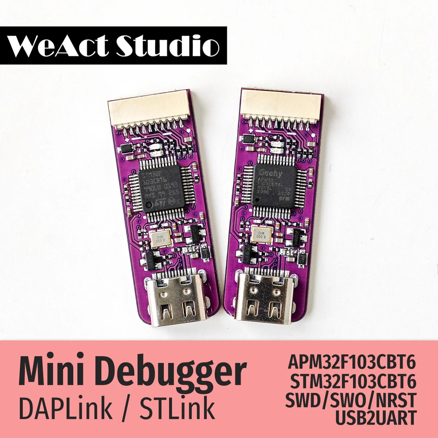 Студийный мини-отладчик WeAct, STLink-V2.1