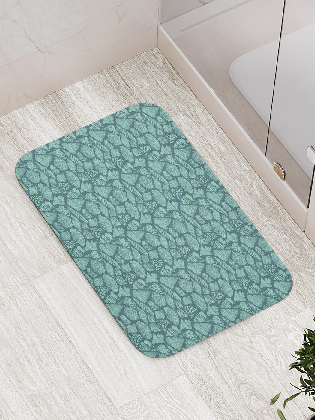 Коврик для ванной комнаты и туалета противоскользящий 