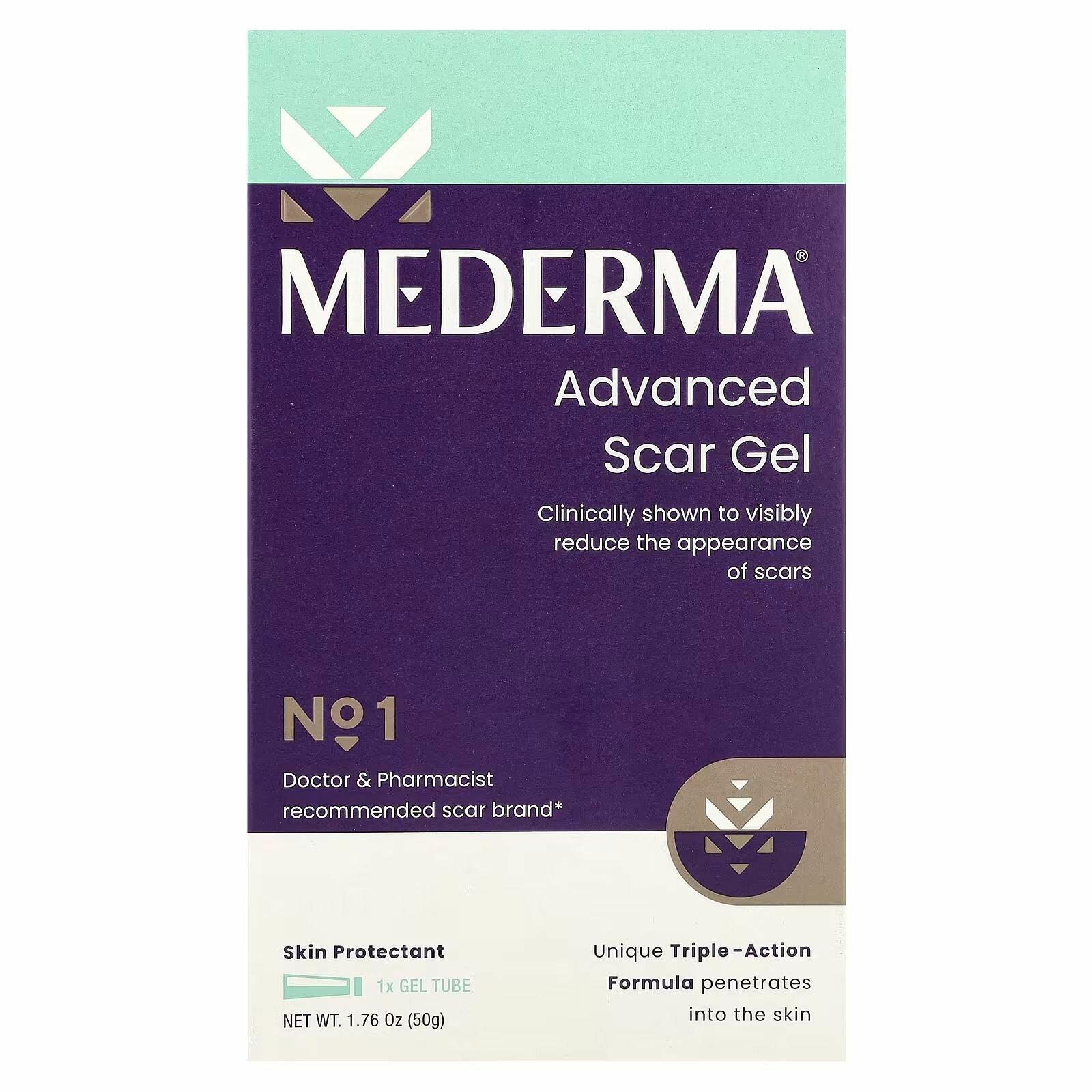 Mederma улучшенный гель от рубцов против шрамов постакне средство от растяжек Advanced Scar Gel 50 гр