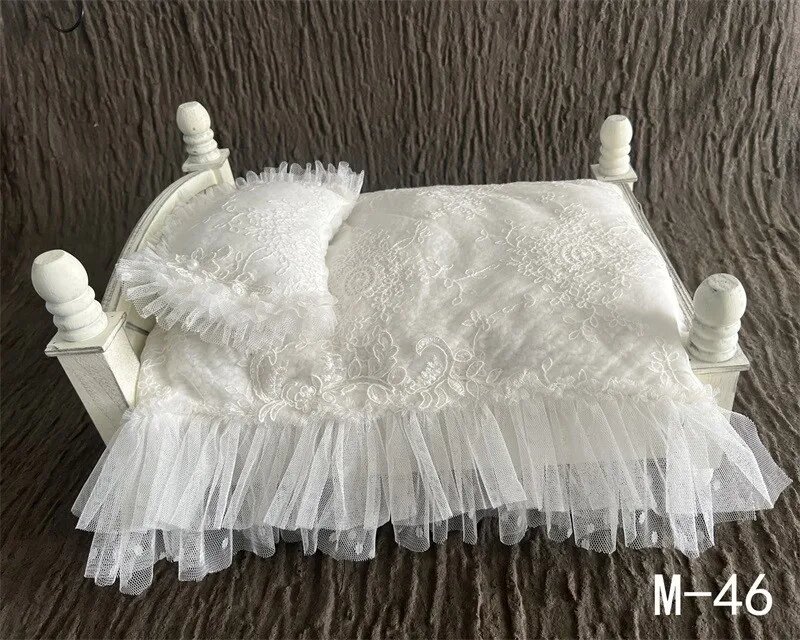 Матрас и подушка для фотосессии новорожденных Слоновая кость Newborn Унисекс