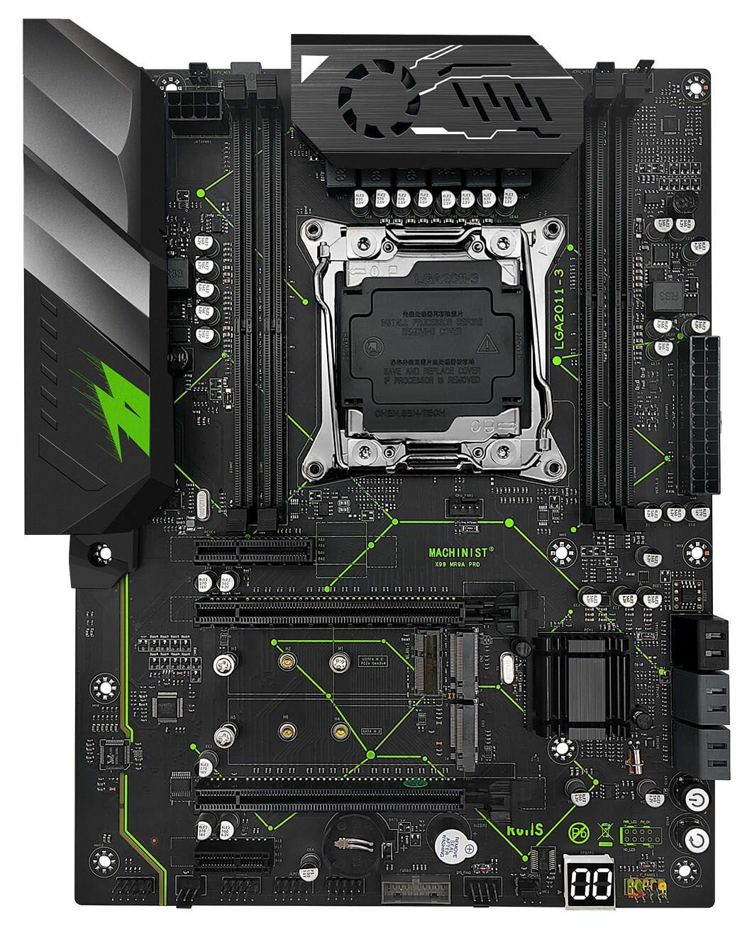 Комплект MACHINIST X99-MR9A 2011-3 /INTEL CORE I7-6900K /ОЗУ 32Gb (4x8) Гб DDR4 2666 МГц — фото 1