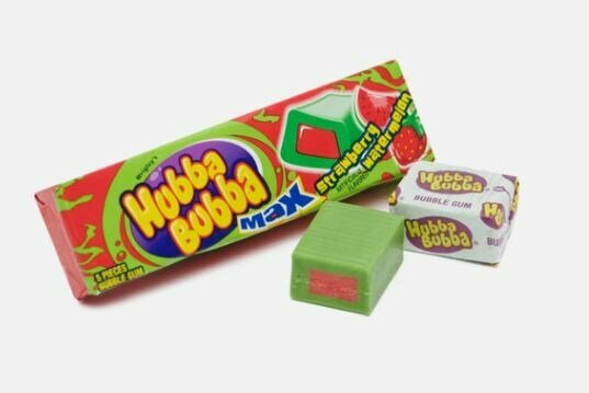 Hubba Bubba Max Strawberry Watermelon Gum жев ная резинка арбуз клубника 40 гр