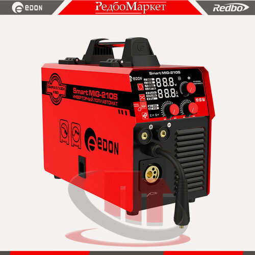 Изображение товара Сварочный полуавтомат инверторный Edon Smart MIG-210S (евро разъем)