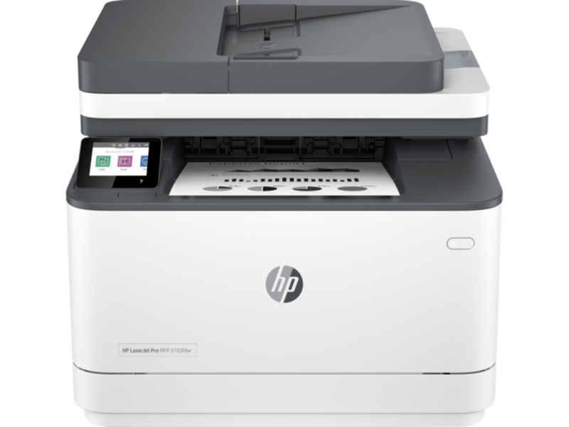 Лазерное многофункциональное устройство LaserJet Pro MFP 3103fdw Printer (A4, p/c/s/f,1200 dpi, 33ppm, 512 Mb, Duplex, ADF, 800 MHz, tray 250, USB+Ethernet+WiFi, Duty 50K, in box W1450A)