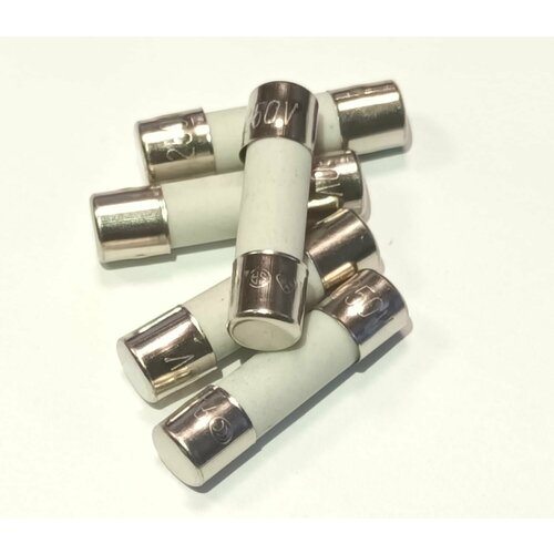 Предохранитель керамический R54, 5х20, 25AH, F25AH250V, комплект 5 штук, F25AH 250V
